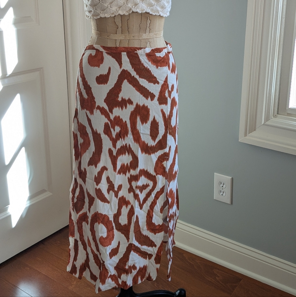 Leopard Print Maxi Skirt